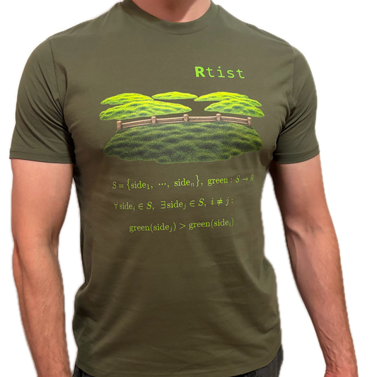 Logic shirt: grass is greener